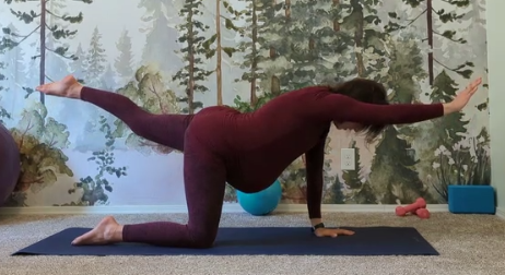 Prenatal Box Stretch